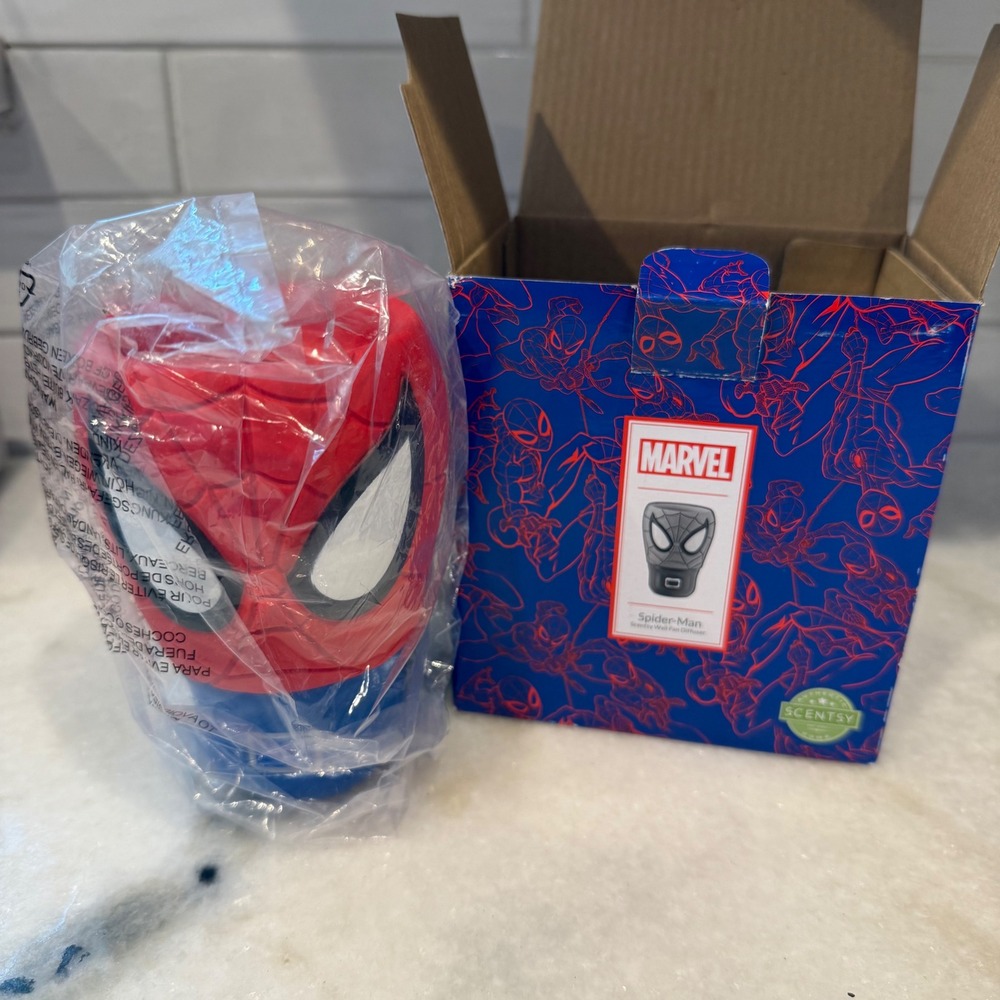 Scentsy Marvel Spider‎ Man Mini Fan Diffuser New In Box